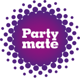 Logo Verhuur feestmateriaal Partymate